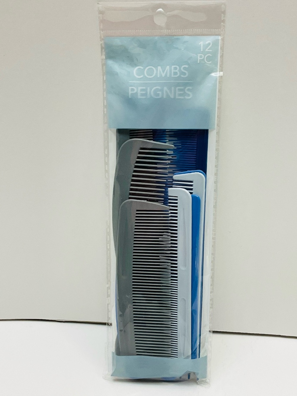 🌼4/$10🌼 NEW 12pc Pastel Assorted Combs Set Blue Gray Black Mens Boy Toddler Hair
